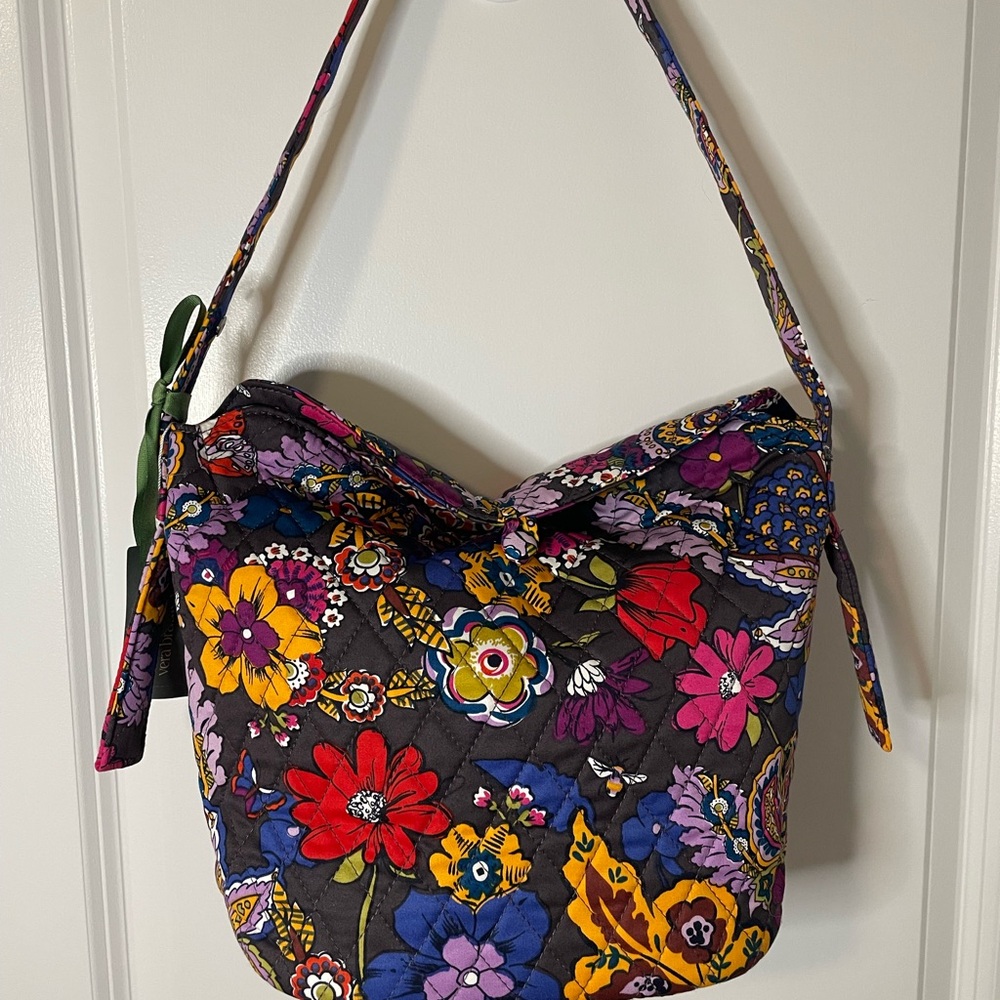 NWT Vera Bradley Astoria Shoulder Bag ~ Colorful Bouquet